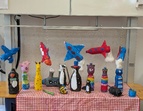 Kunstwerke aus PET-Flaschen