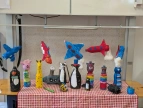 Kunstwerke aus PET-Flaschen