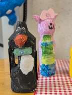 Kunstwerke aus PET-Flaschen
