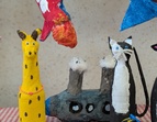 Kunstwerke aus PET-Flaschen