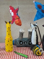 Kunstwerke aus PET-Flaschen