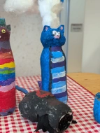 Kunstwerke aus PET-Flaschen