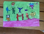 Bild nach Keith Harring