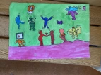 Bild nach Keith Harring