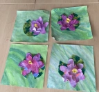 Seerosen nach Claude Monet
