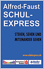 Ein Bild einer Schulexpress-Haltestelle